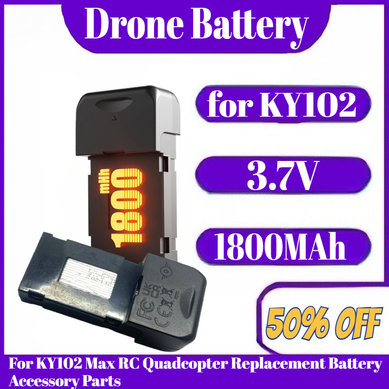 Drone Ky102 Rc - 3.7V 1800MAh Battery KY102 Drone Battery