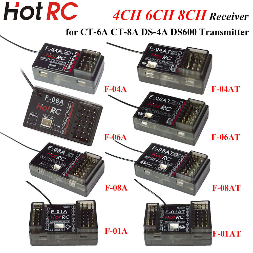 Rc Boat - HOTRC 2.4Ghz 4/6/8 Channel F-04A F-06AT