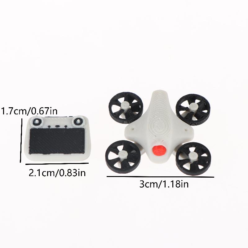 Drone Rc Simulator - With Remote Controller 1:12 Scale Dollhouse