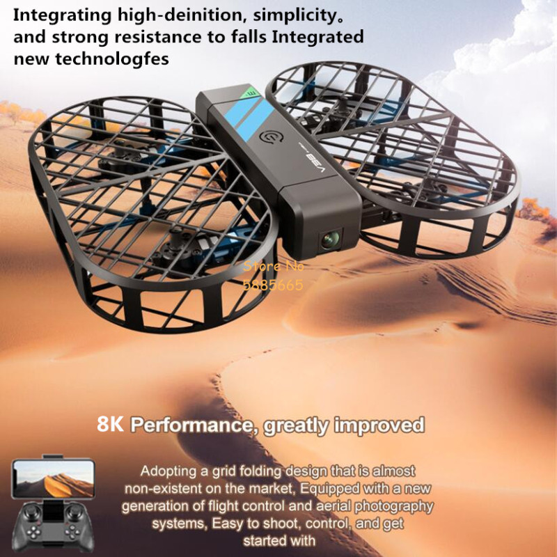 Drone App Rc Fpv - 8K HD Camera 360° Protection Optical