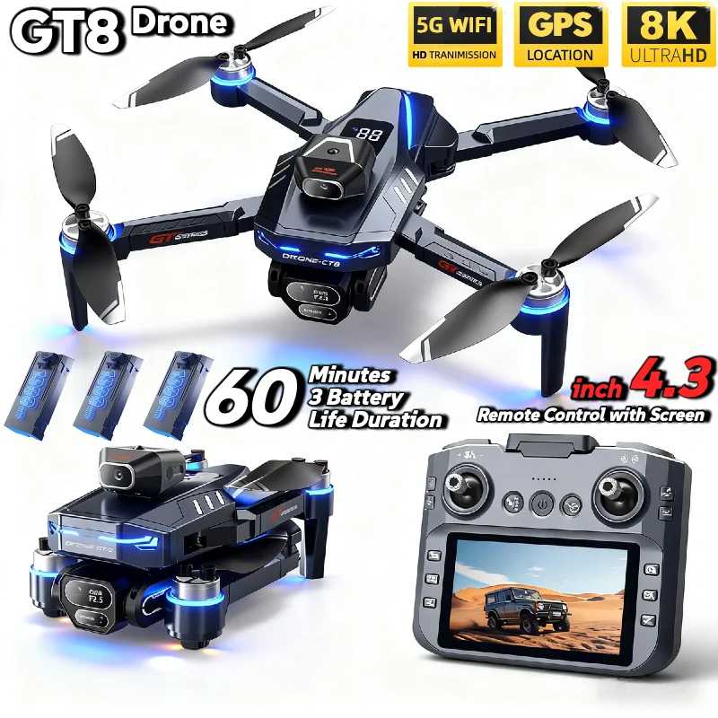 Rc Drone E88 - HOT For LSRC GT8 Drone 4K