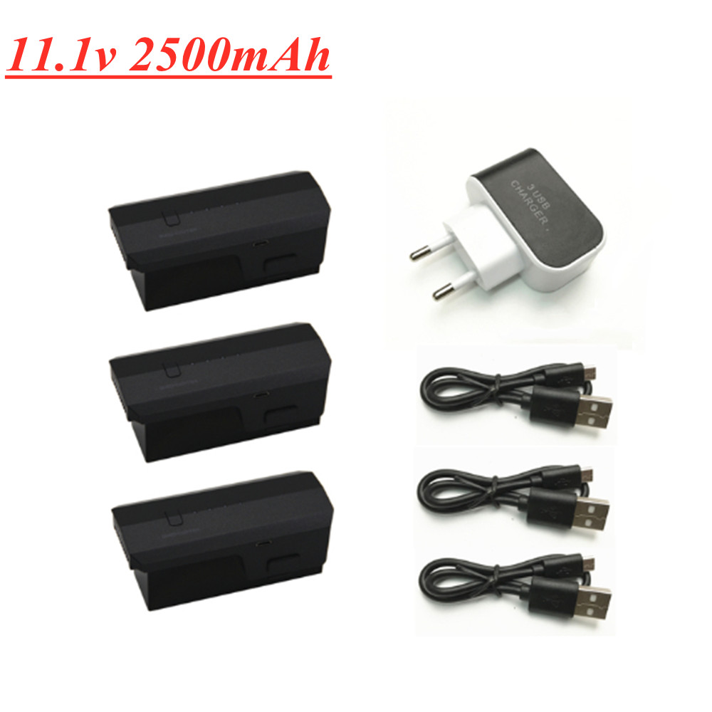 Drone Sjrc - 11.1v 2500mah Lipo Battery For SJR/C