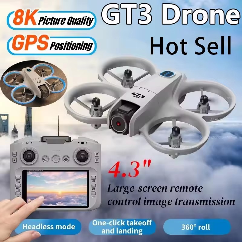 Rc Drone E88 - Original NEW GT3 Drone 8K GPS