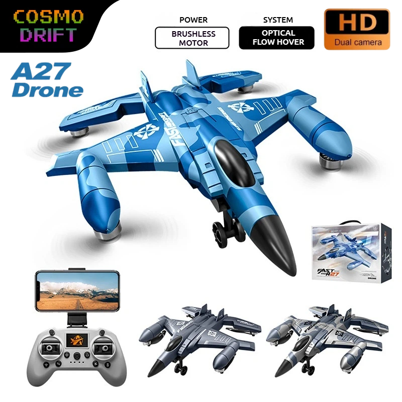 Drone Rc Fighter Jet - A27 Fighter Jet RC Plane Brushless