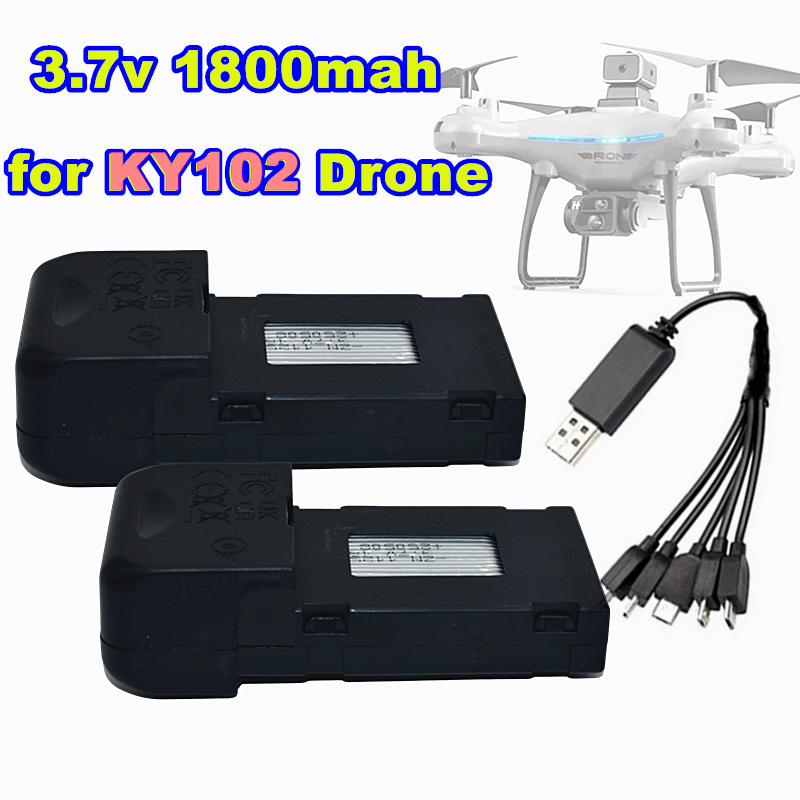 Drone Ky102 Rc - Drone Battery For KY102 3.7V 1800mah