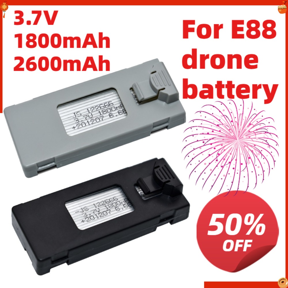 3.7v 1800mAh 2600mAh Remote Co - огляд і ціна Rc Drone E88