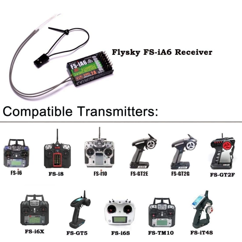 Flysky FS-IA6 Receiver 6CH Dua - огляд і ціна Drone Rc Battery