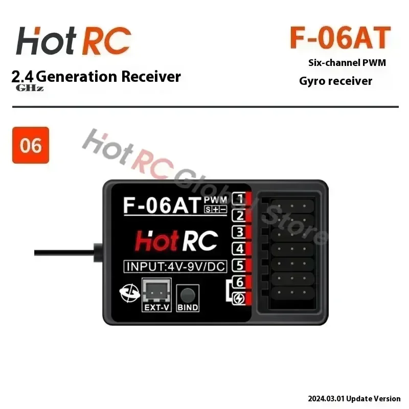 HOTRC 2.4Ghz 4/6/8 Channel F-0 - огляд і ціна Rc Boat