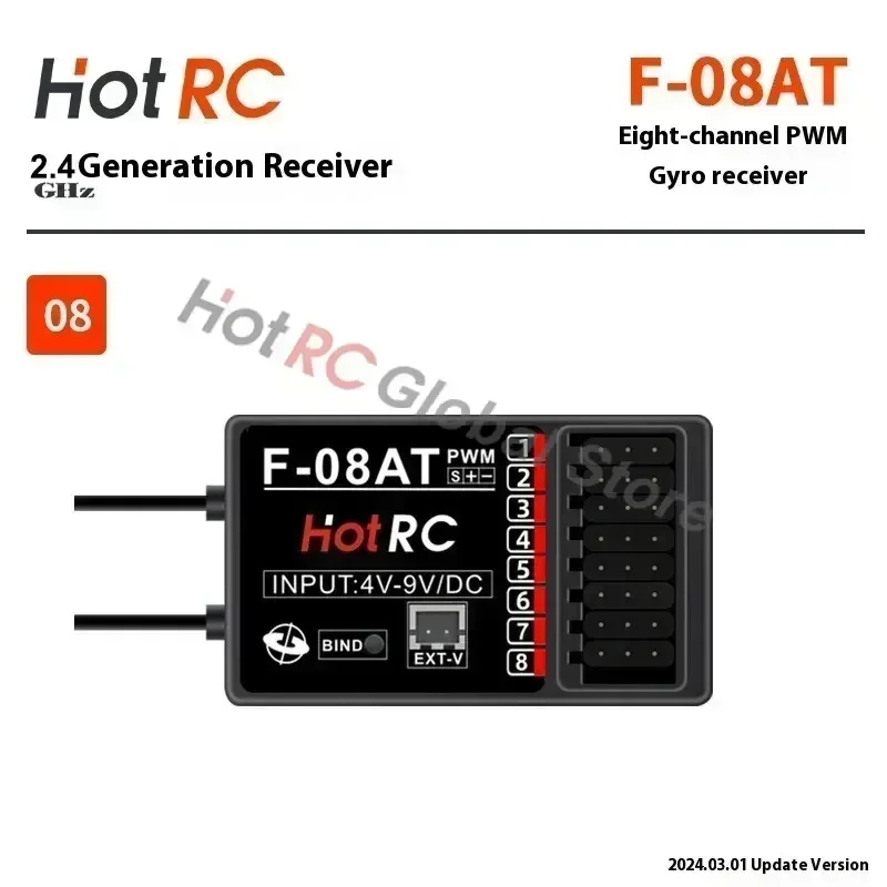 HOTRC 2.4Ghz 4/6/8 Channel F-0 - огляд і ціна Rc Boat