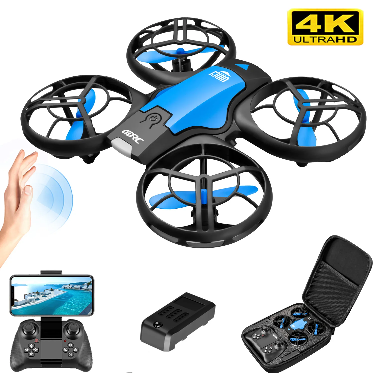 V8 New Mini Drone 4K Professio - огляд і ціна Drone App Rc Fpv