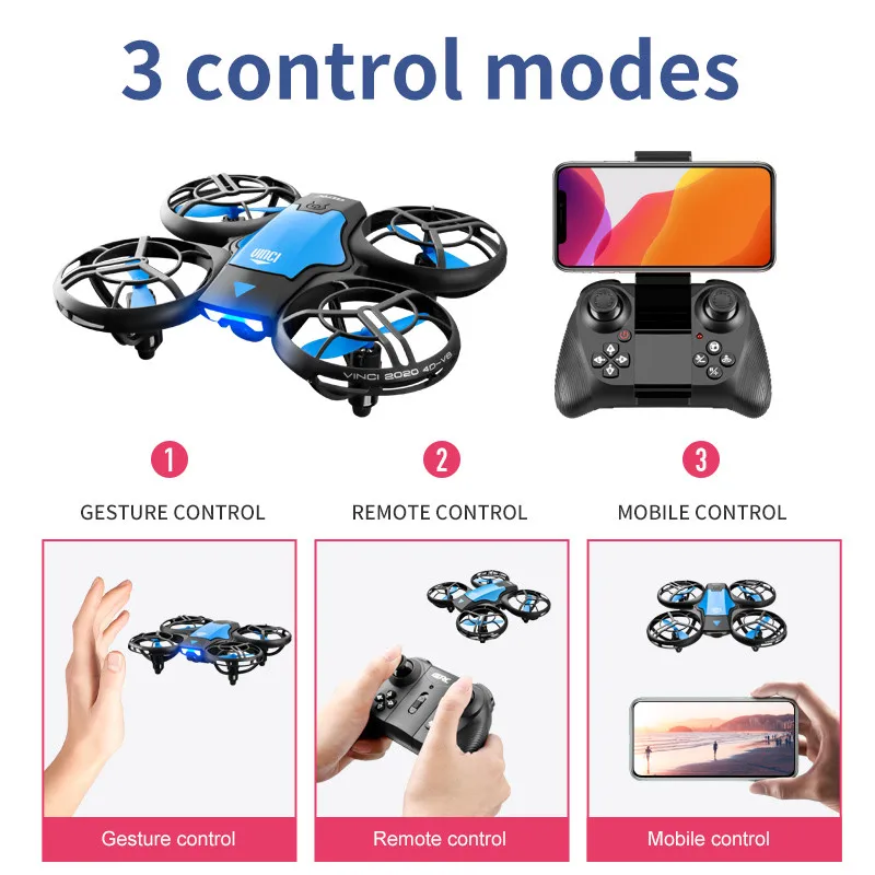 V8 New Mini Drone 4K Professio - огляд і ціна Drone App Rc Fpv