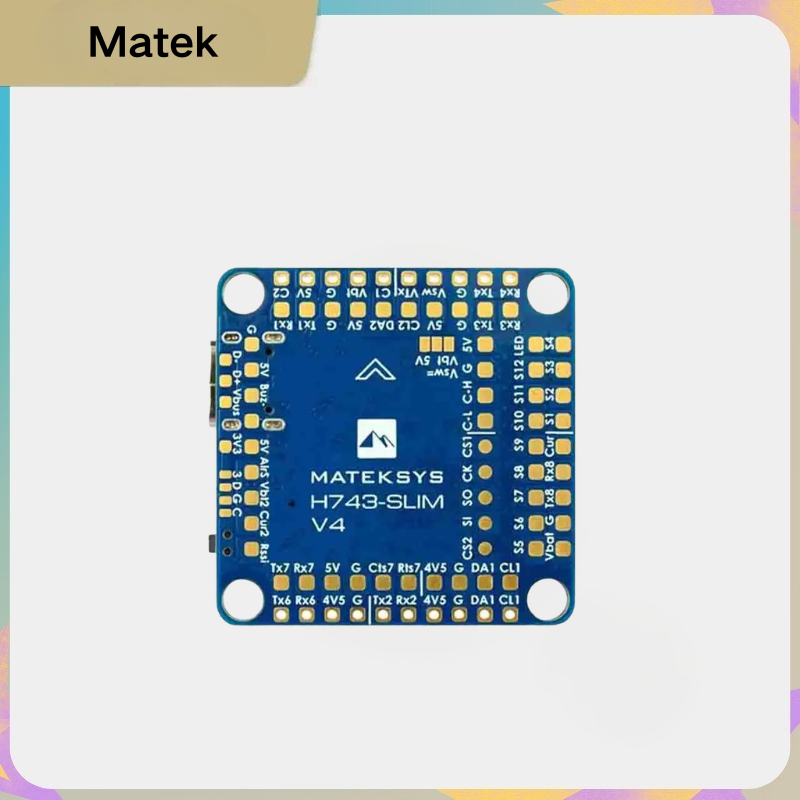 Matek H743 SLIM V4 Flight Cont - огляд і ціна Drone Rc V4