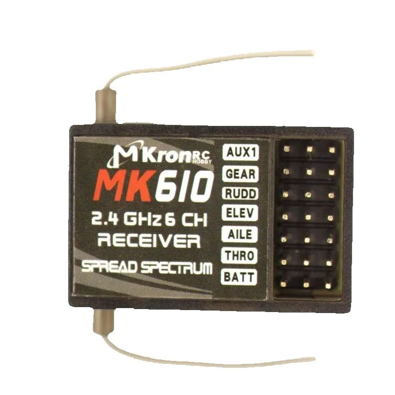 DSM2 MK610 AR6100 2.4G 6CH RC  - огляд і ціна Drone Rc Battery