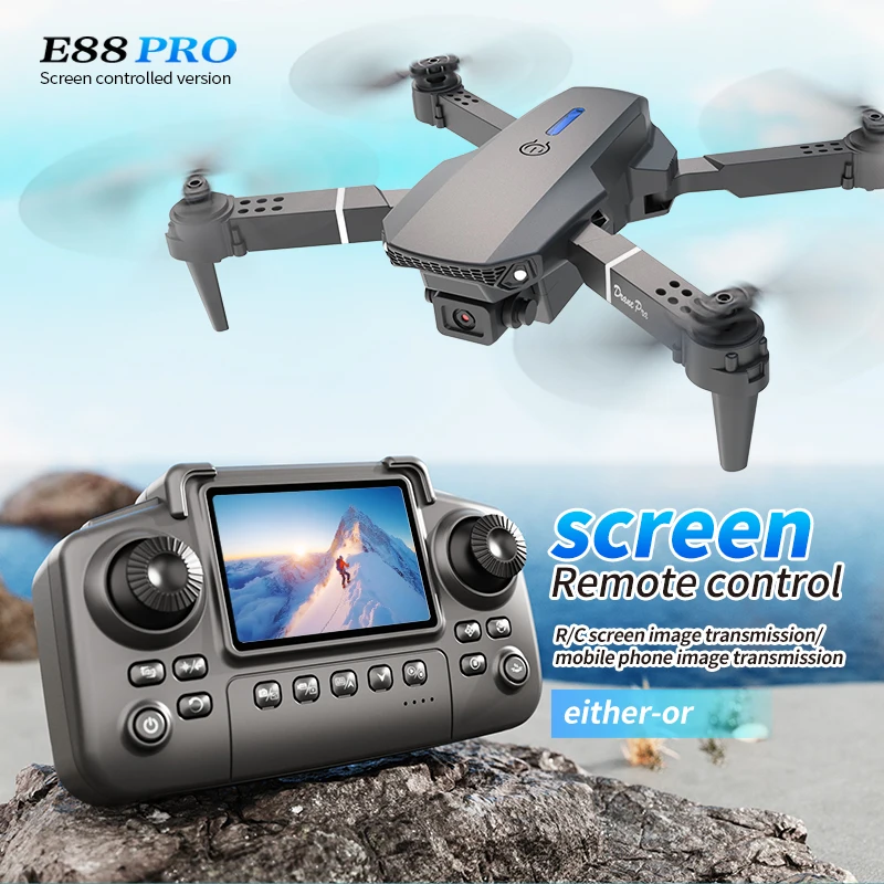 Professional E88 PRO Drone wit - огляд і ціна Drone App Rc Fpv