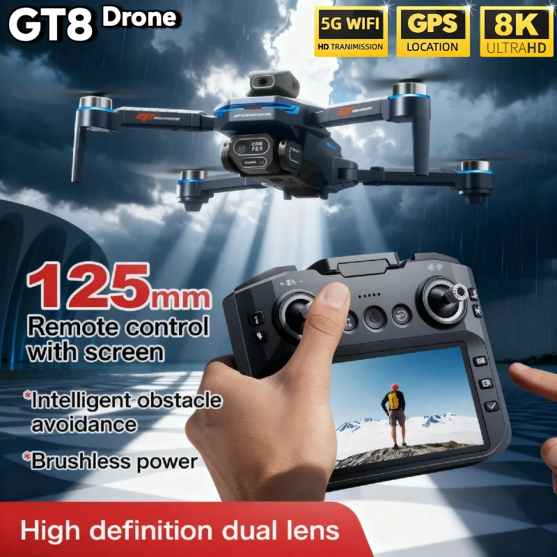 HOT For LSRC GT8 Drone 4K Prof - огляд і ціна Rc Drone E88