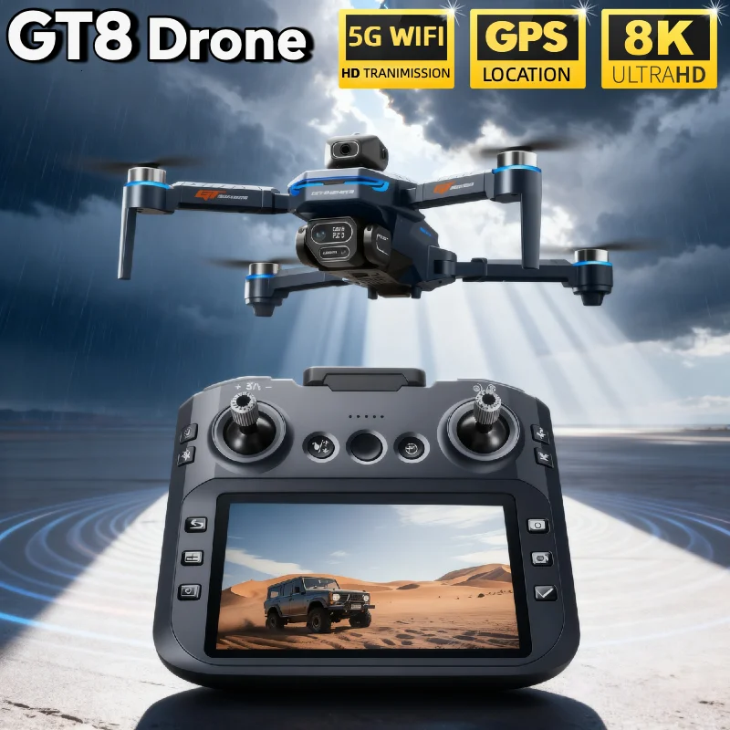 HOT For LSRC GT8 Drone 4K Prof - огляд і ціна Rc Drone E88