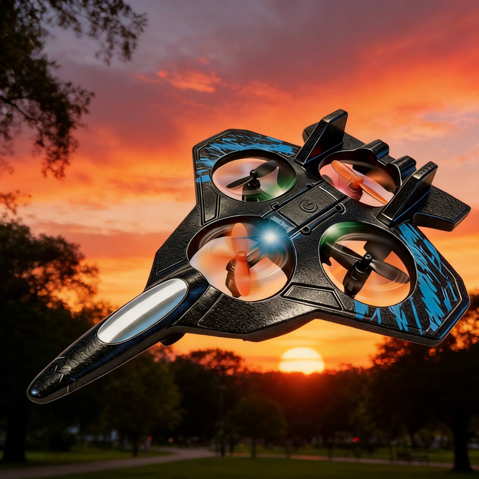 Acrobatic Drone Drop Resistant - огляд і ціна Drone Rc Fighter Jet