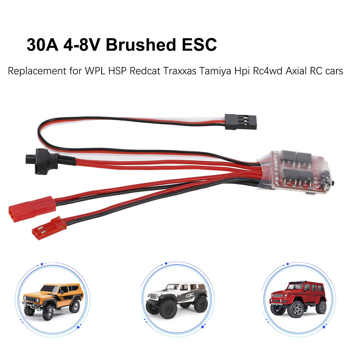 Mini RC Car 30A Brushed ESC Fo - огляд і ціна Rc Boat