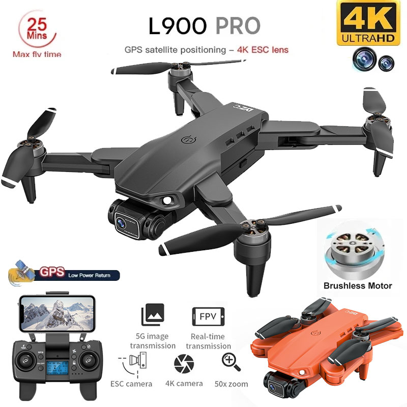 L900 Pro GPS Drone 4K Professi - огляд і ціна Drone App Rc Fpv