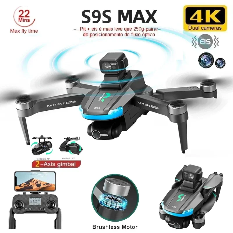 NEW S9S MAX MINI Drone 4K 2-Ax - огляд і ціна Gps Module Drone