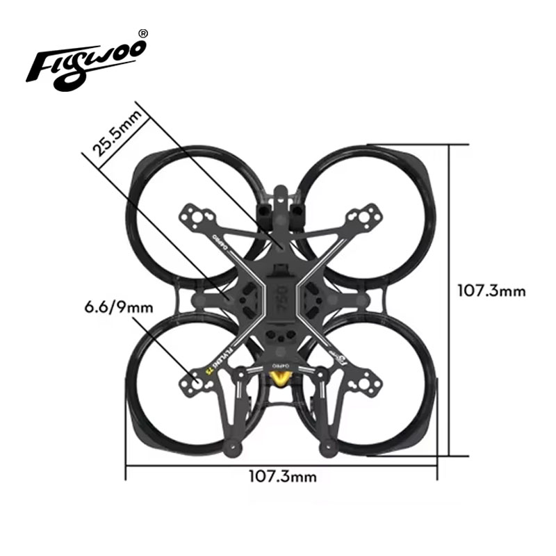 Flywoo Flylens 75 Frame Kit 1. - огляд і ціна Fpv Racing Motor