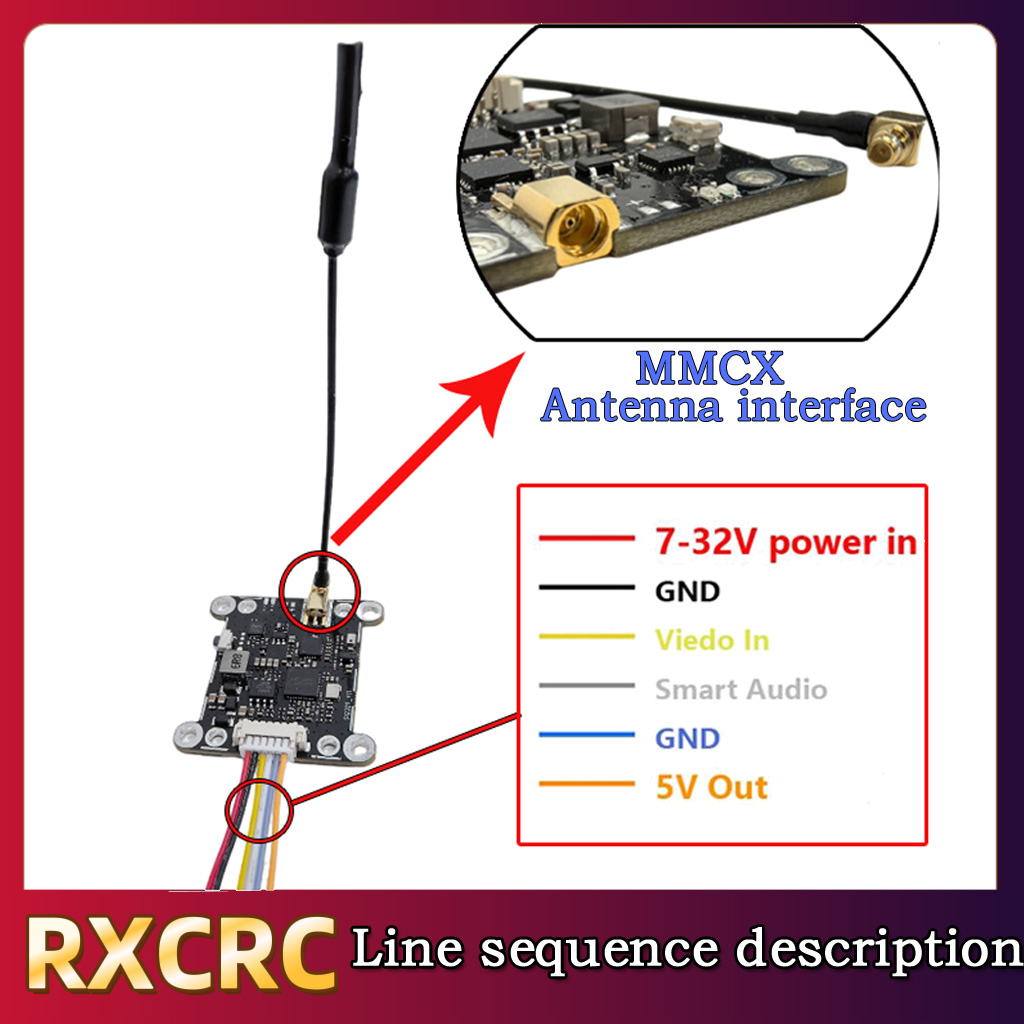 RXCRC 5.8G Module 48CH 1.6W VT - огляд і ціна Drone Rc1