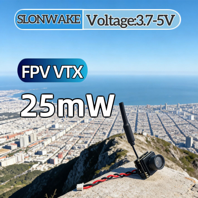 SLONWAKE FPV 25mW power simula - огляд і ціна Drone Rc1