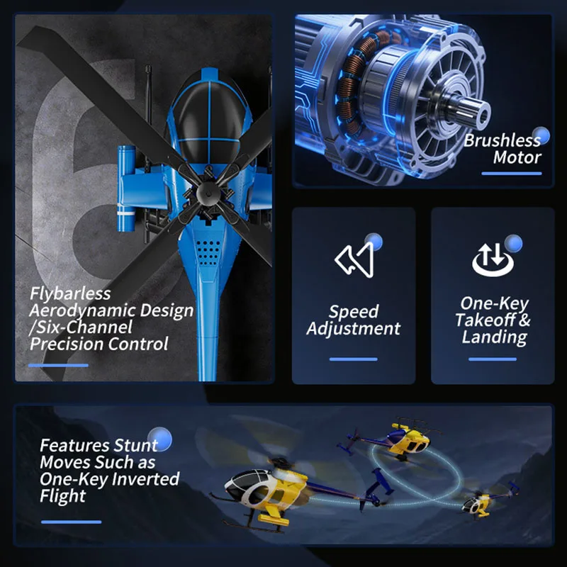 2026 New RC Helicopter MD500   - огляд і ціна Drone Rc Fighter Jet