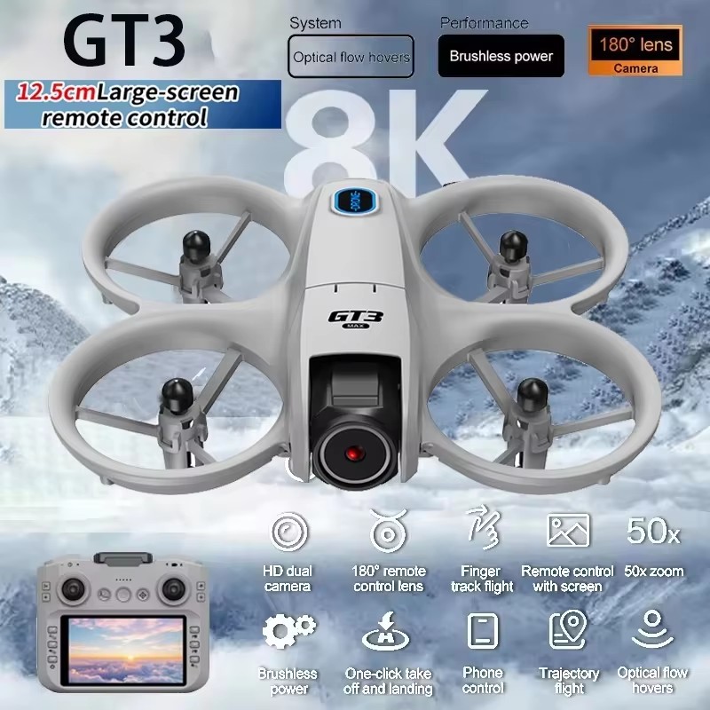 Original NEW GT3 Drone 8K GPS  - огляд і ціна Rc Drone E88