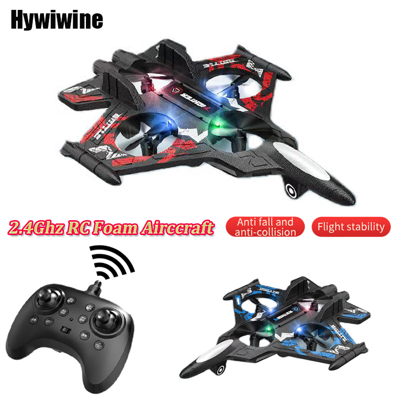 2.4G EPP Foam RC Plane Remote  - огляд і ціна Drone Rc Fighter Jet