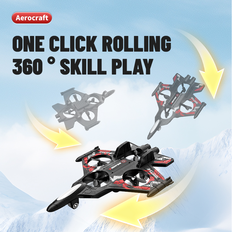 2.4G EPP Foam RC Plane Remote  - огляд і ціна Drone Rc Fighter Jet