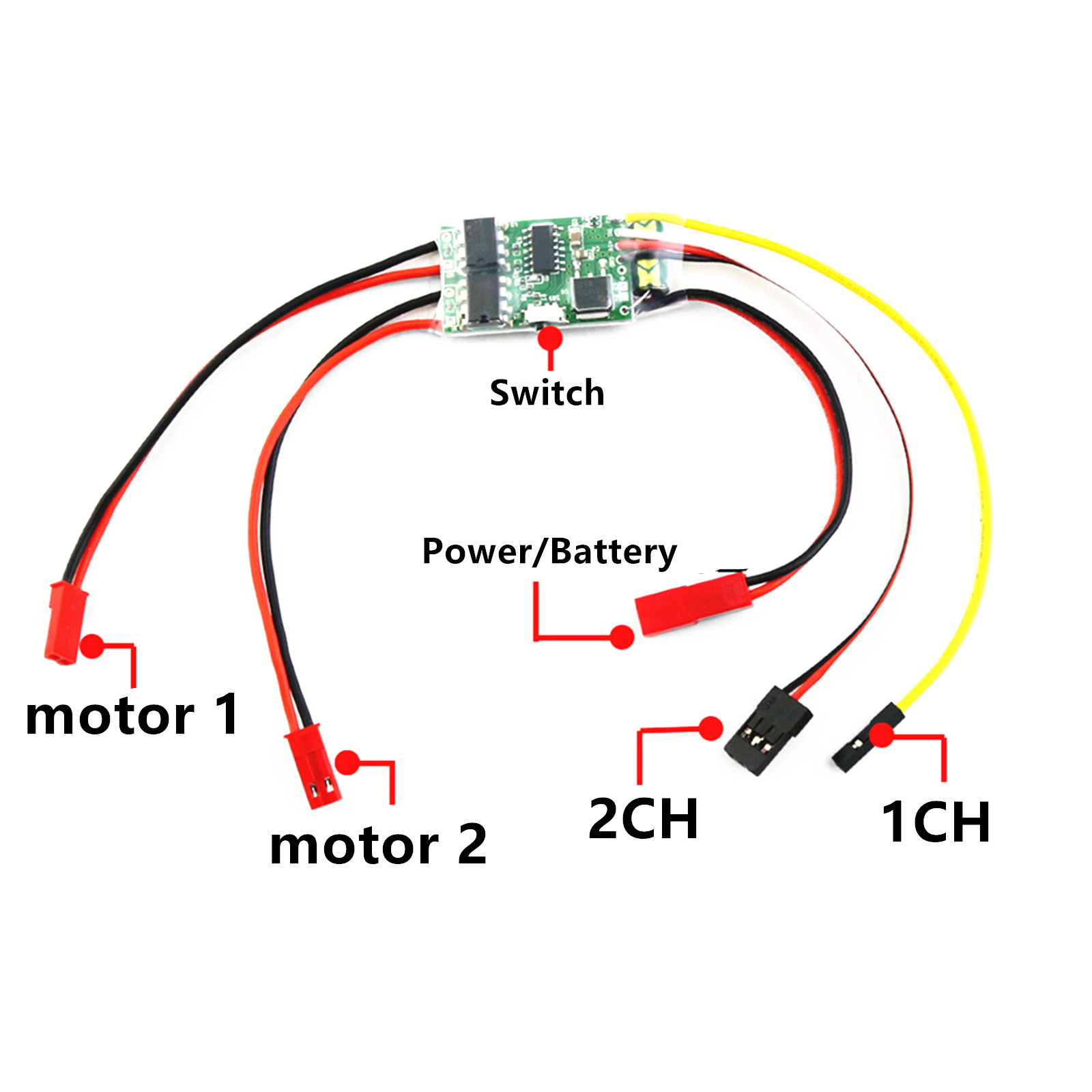 5A Dual Way Brushed ESC 2S/3S  - огляд і ціна Rc Boat