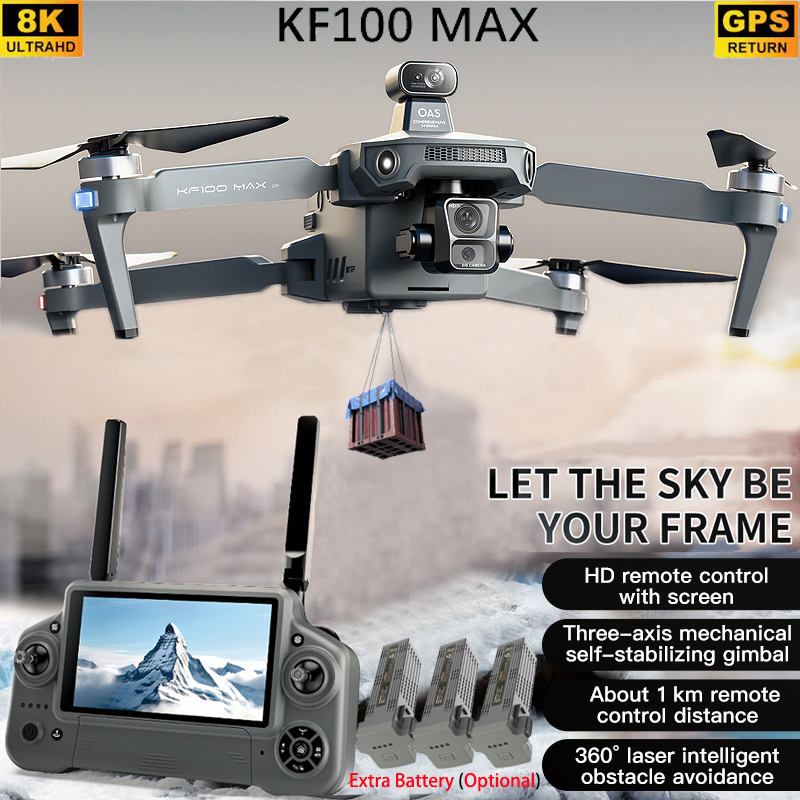 KF100 MAX GPS Drone 4K Camera  - огляд і ціна Drone App Rc Fpv