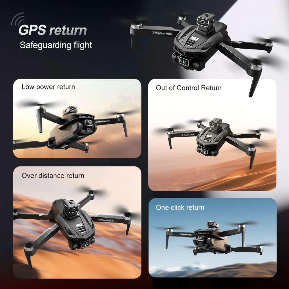 V168 PRO Max GPS Drone 8K Prof - огляд і ціна Drone App Rc Fpv
