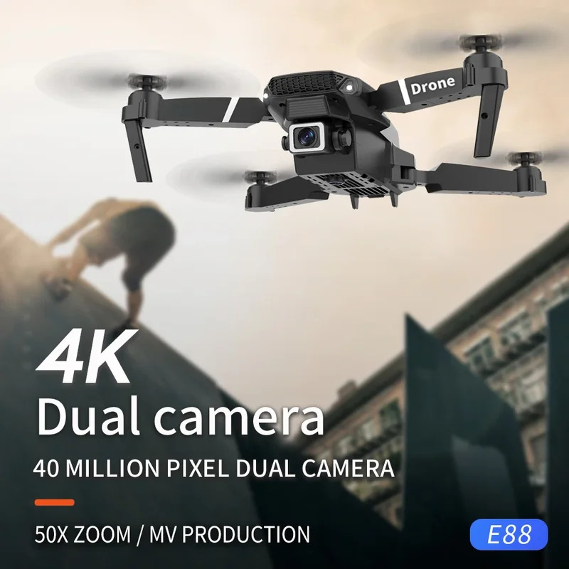 E88 ProIntelligent Folding Dro - огляд і ціна Rc Drone E88