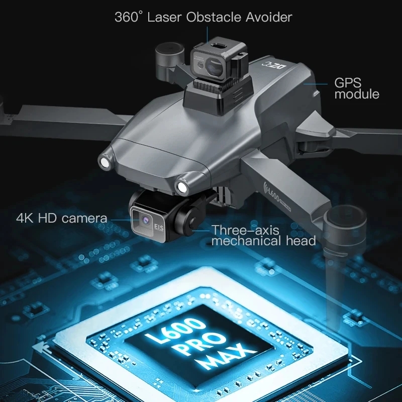 L600 PRO MAX GPS Drone Profess - огляд і ціна Drone App Rc Fpv