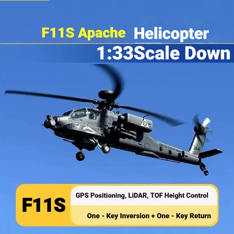RHSKY F11S Apache Armed Remote - огляд і ціна Drone Rc Simulator