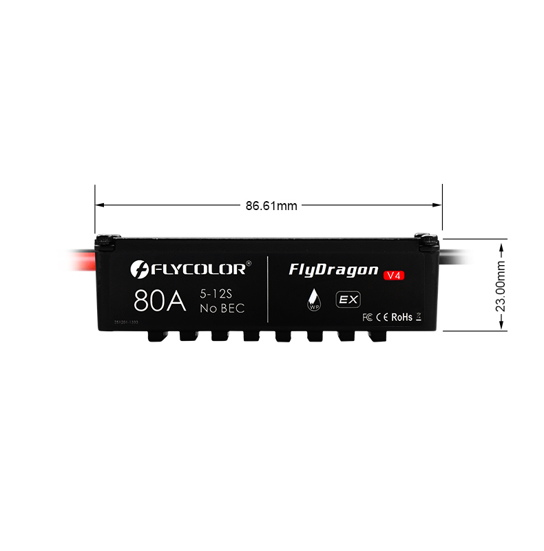 Flycolor FlyDragon 80A V4 ESC  - огляд і ціна Drone Rc V4